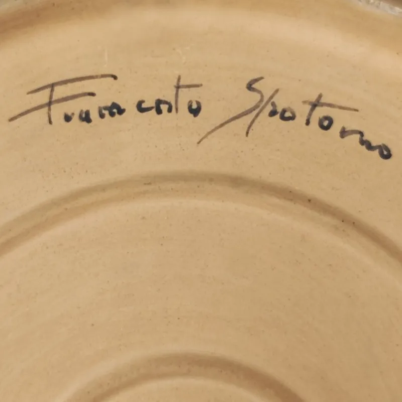 Pamono Italian Decorative Plated or Centerpiece by Frumento Spotorno, 1970s> Dinnerware Accessories