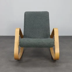 Hot Pamono Italian Dondolo Rocking Chair by Luigi Crassevig, 1970s