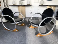 Pamono Italian Dondolo Rocking Chair by Verner Panton for Ycami, 1990s><noscript><img width=