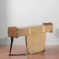 Online Pamono Italian Dressing Table with Wooden Mirror, 1960s