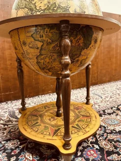 Pamono Italian Drink Globe in Wood><noscript><img width=