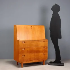 Outlet Pamono Italian Drop-Leaf Cabinet, 1960s