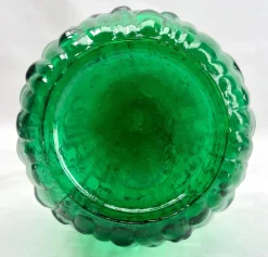 Pamono Italian Empoli Genie Bottle in Green Art Glass, 1960s><noscript><img width=