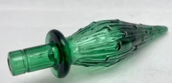Pamono Italian Empoli Genie Bottle in Green Art Glass, 1960s><noscript><img width=
