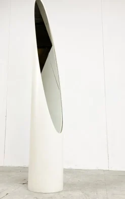 Clearance Pamono Italian Floor Mirror, 1970s