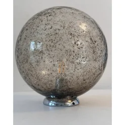 Pamono Italian Fume Table Lamp in Murano Glass by Simoeng
