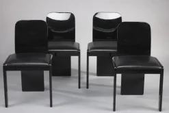 Pamono Italian Game Table and Chairs by Pierluigi Molinari for Pozzi, 1970s, Set of 5><noscript><img width=