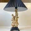 Pamono Italian Geisha Faux Ivory Table Lamp by Amilcare Santini, 1940s> Table Lamps