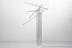 Pamono Italian Giraffa Floor Lamp by Sergio Moscheni for Selenova, 1970s> Floor Lamps