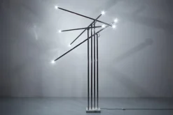 Pamono Italian Giraffa Floor Lamp by Sergio Moscheni for Selenova, 1970s><noscript><img width=