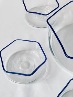 Pamono Italian Glass Bowls, Set of 6><noscript><img width=