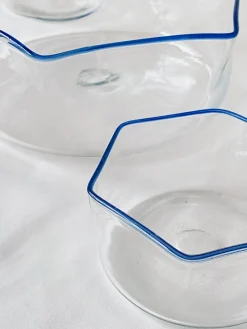 Pamono Italian Glass Bowls, Set of 6><noscript><img width=