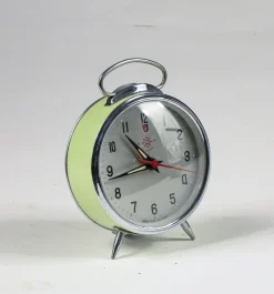 Clearance Pamono Italian Glazed Metal Alarm Clock from Helm, 1960s