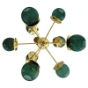 Pamono Italian Gold Chandelier in Murano Glass by Simoeng> Ceiling Lights
