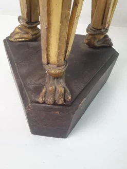 New Pamono Italian Guilded Gueridon Pedestal, 1750s