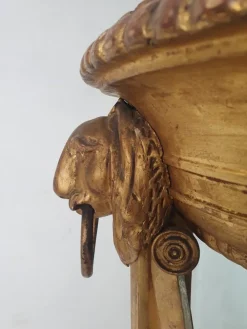 New Pamono Italian Guilded Gueridon Pedestal, 1750s