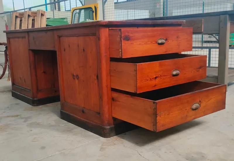 Pamono Italian Haberdashery Counter, 1930s> Worktables & Workbenches