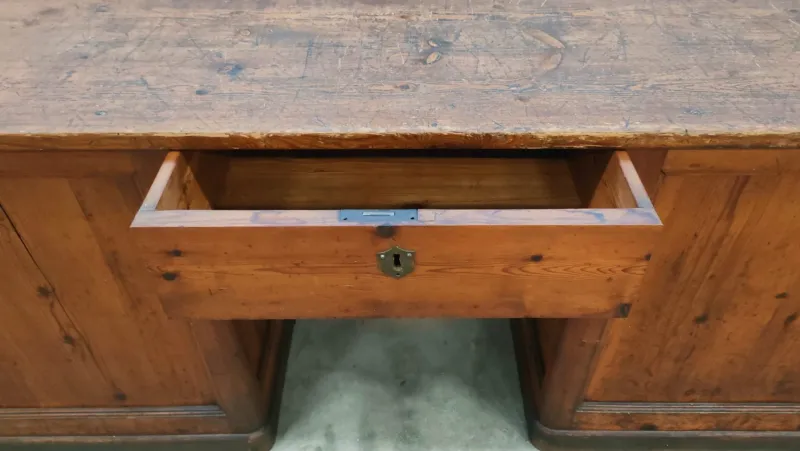 Pamono Italian Haberdashery Counter, 1930s> Worktables & Workbenches