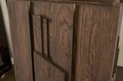 Pamono Italian Hand-Carved Oak Wood Column by Dimore Di Lucia Valzelli><noscript><img width=