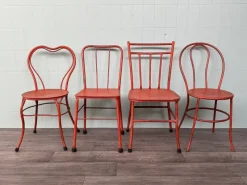 Pamono Italian Iron Garden Chairs, 1950s, Set of 4> Garden Seating