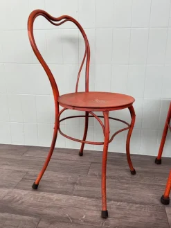 Pamono Italian Iron Garden Chairs, 1950s, Set of 4><noscript><img width=
