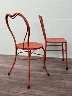 Pamono Italian Iron Garden Chairs, 1950s, Set of 4><noscript><img width=