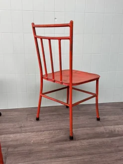 Pamono Italian Iron Garden Chairs, 1950s, Set of 4><noscript><img width=