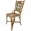 Sale Pamono Italian Liberty Outdoor Chair in Rattan from Palazzo Falconi, 1890s