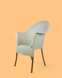 Clearance Pamono Italian Lord Yo Chairs and Lord Yi Square Table by Philippe Starck for Driade, 1990s, Set of 5