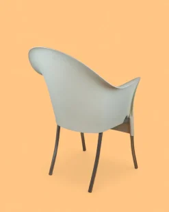 Clearance Pamono Italian Lord Yo Chairs and Lord Yi Square Table by Philippe Starck for Driade, 1990s, Set of 5