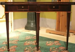 Pamono Italian Louis XVI Period Tulipwood and Kingwood Two Drawers Folding Table><noscript><img width=