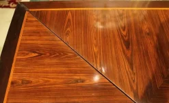 Pamono Italian Louis XVI Period Tulipwood and Kingwood Two Drawers Folding Table><noscript><img width=
