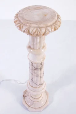 Outlet Pamono Italian Marble Column with Lighting, 1950s