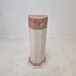 Pamono Italian Marble Pedestal, 1980s><noscript><img width=