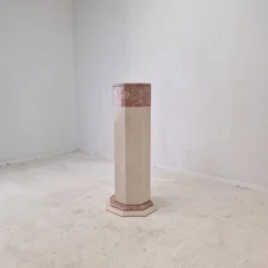 Pamono Italian Marble Pedestal, 1980s><noscript><img width=