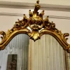 New Pamono Italian Marble Top Console Table and Mirror Set, 1890s, Set of 2