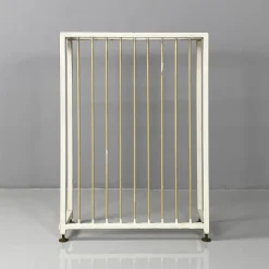 Pamono Italian Mid-Century Modern Beige and White Metal Radiator Cover, 1950s> Architectural Elements