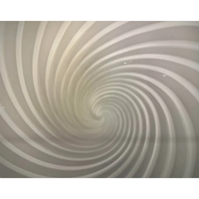 Online Pamono Italian Milky-White Swirls Murano Glass Wall Sconce by Simoeng