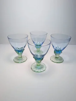 Pamono Italian Model Bahia Ice Cream Sundae Bowls, 1980s, Set of 4> Bowls