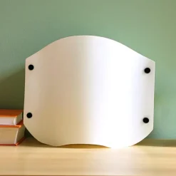 Discount Pamono Italian Modern Vela Table Lamp in White Acrylic by Samuel Parker, 1980s