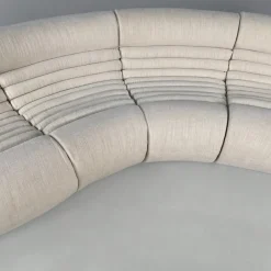 Pamono Italian Modern White Carrera Sofa attributed to De Pas, Durbino and Lomazzi for B&B Italia, 1970s><noscript><img width=