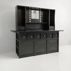 Pamono Italian Modern Wood Highboard by Charles Rennie Mackintosh for Cassina, 1980s> Sideboards & Buffets
