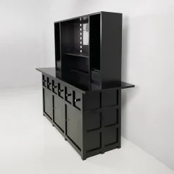 Pamono Italian Modern Wood Highboard by Charles Rennie Mackintosh for Cassina, 1980s><noscript><img width=