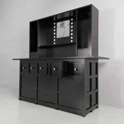 Pamono Italian Modern Wood Highboard by Charles Rennie Mackintosh for Cassina, 1980s><noscript><img width=