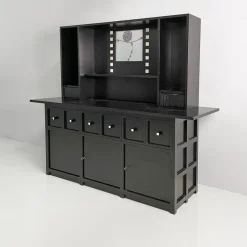 Pamono Italian Modern Wood Highboard by Charles Rennie Mackintosh for Cassina, 1980s><noscript><img width=
