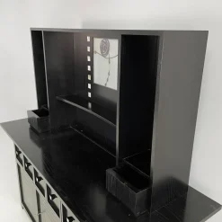 Pamono Italian Modern Wood Highboard by Charles Rennie Mackintosh for Cassina, 1980s><noscript><img width=