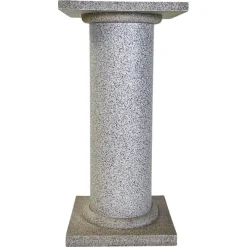 Outlet Pamono Italian Modern Wood Painted as Stone Pedestal Column, 1990s