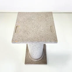 Outlet Pamono Italian Modern Wood Painted as Stone Pedestal Column, 1990s