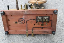 Pamono Italian Morse Telegraph in Brass, 1880s><noscript><img width=