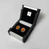 Pamono Italian Murano Glass and Silver 926 Cufflinks by Constantini Gioielli, 1990s, Set of 2> Cufflinks